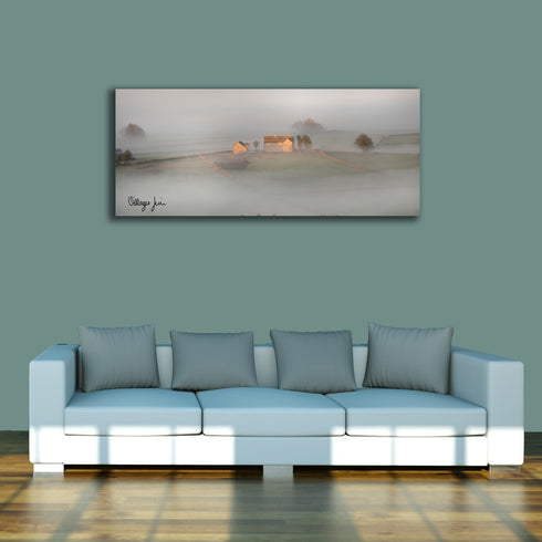 PANORAMIC - HOUSE IN THE MIST - 1.2m x 50cm